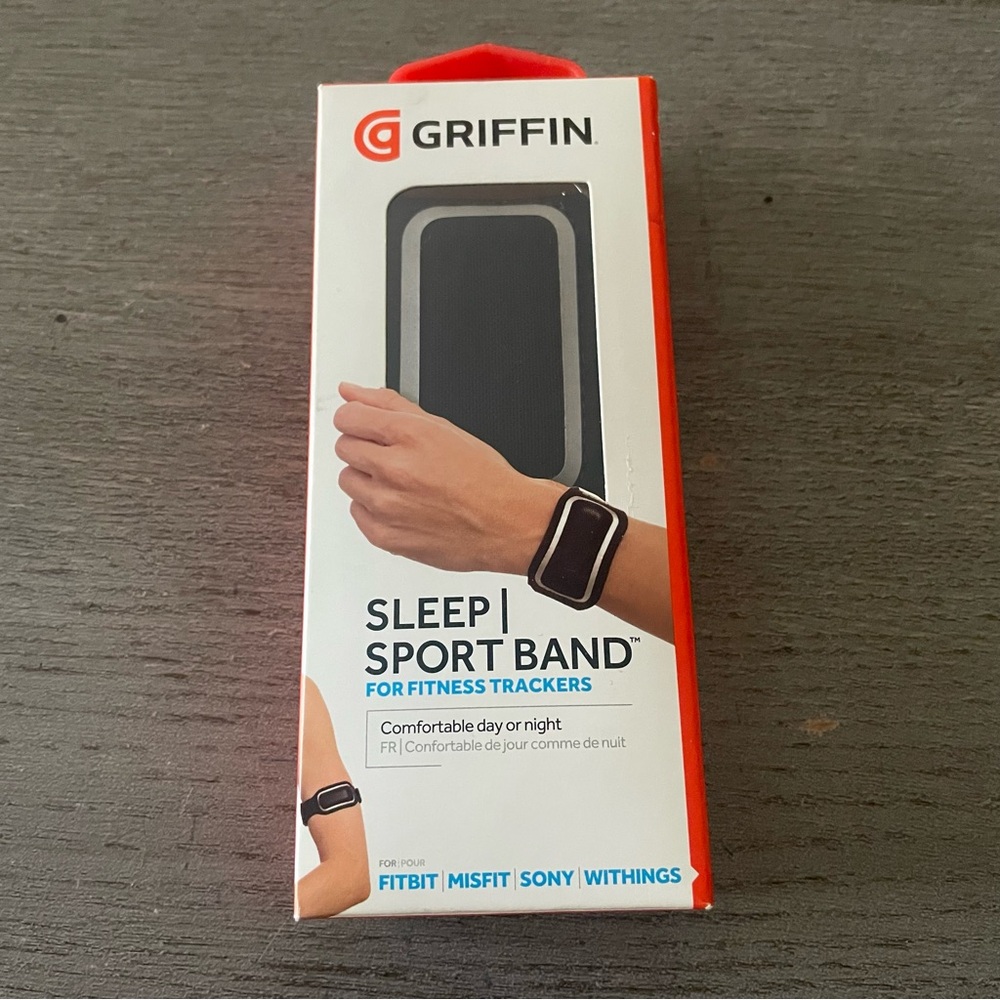 Griffin Sleep Sport Band for Fitness Trackers - Black